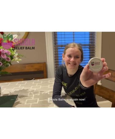 SHOOLA Pain Relief Balm - Maximum Strength Organic Rub for Headaches, Joint, Back & Muscle Pain, Nasal Sinus Infection, Menstrual Pain - 100% Essential Oil Salve - Buy Online on GoSupps.com