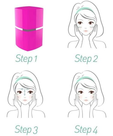 Portable Lightweight Waterproof Facial Roller Manual Mini Reusable Volcanic Face Oil Roller for Home Travel & Professional Use - Buy Online on GoSupps.com