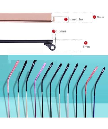 EFARMA Matte Black Glasses Replacement Arm Leg - Metal Temples & Accessories | 1 Pair for Enhanced Comfort & Style - Buy Online on GoSupps.com