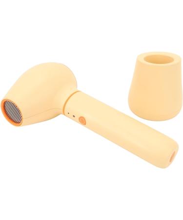 Portable Dryer 9000mAh USB Hair Dryer with Constant Temperature Wind Speed Adjustable Intelligent Cordless Travel Hair Dryer Fast Drying for Travel Trip (Yellow) - Buy Online on GoSupps.com