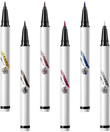 NOLITOY 18 Pcs Colored Eyeliner Pink Eyeliner Eye Liner Pencils White Eye Liner Very Fine Abs Miss Set - Buy Online on GoSupps.com
