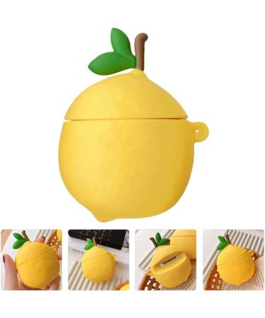 UKCOCO 1Pc Lemon Headphone Case Wireless Earphone Case Earphone Sleeve Headset case Earphone Shell Cute Skin Case Earbud Case Cover Clear Case Earphone Cover Silica Gel Simple Pro2 Yellow 9x6x4cm - Buy Online on GoSupps.com