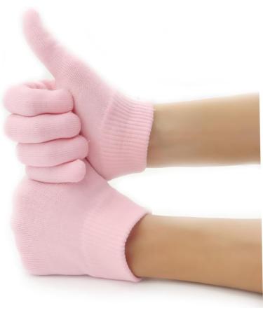  Mipcase Mipcase 1 Pair of Spa Skin Care Mitten Moisturizing Mittens Overnight Moisturizing Whitening Skin Care Gel Essential Oil Pink - Buy Online on GoSupps.com