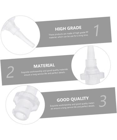 minkissy 10pcs Disposable Ear Washer Tips for Safe Ear Cleaning Rigid Design for Irrigation and Hygiene - Buy Online on GoSupps.com