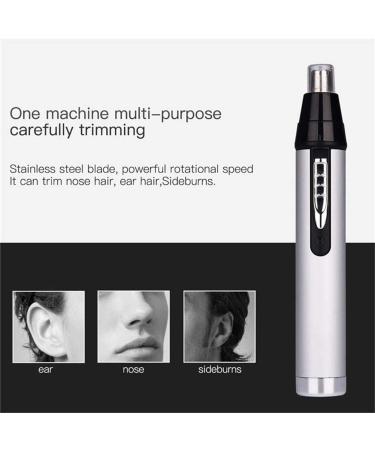 Professional Ear and Nose Hair Trimmer - Painless Dual Edge Clippers for Men & Women - IPX7 Waterproof & Easy Cleansing - Buy Online on GoSupps.com