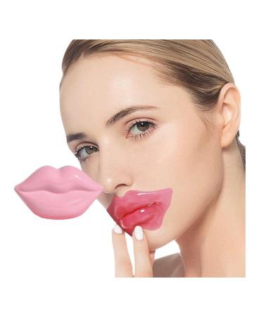 COLLAGEN LIP MASK PINK - Hydrolyzed Collagen Lip Patches Aloe Vera Hyaluronic Acid Lip Treatment Lip Pads Skin Care Moisturizing Firming