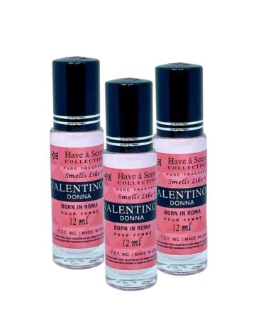 Body Oil Perfume Compatible with Donna Scent Long-Lasting 12ml Roll-On (Pack of 3) 3 VBIR - Buy Online on GoSupps.com
