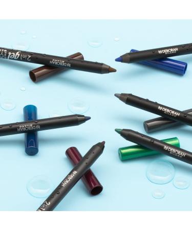 DEBORAH Matita Occhi 2in1 Gel Kajal & Eyeliner Nr.4 Gr n - Best International Shipping for Quality Eye Makeup - Buy Online on GoSupps.com