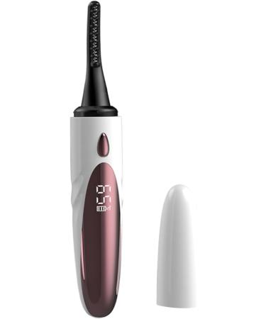 Heated Eyelash Curler Double-Sided Anti-Burn Electric Eyelash Curler 4 Temp Settings Heated Lash Curler Rechargeable Eyelash Curlers with Comb for Women - Buy Online on GoSupps.com