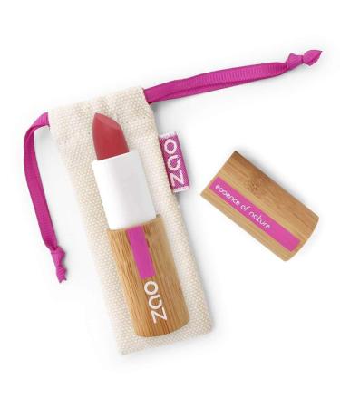 ZAO Soft Touch Lipstick 435 garnet red matt lipstick refillable (organic vegan) 101435