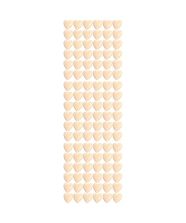 Toyvian 150 pth log color peachherz wooden heart for tinkering wooden beads wedding pearls for jewelry production Valentine's day loose pearls big pearls wooden heart -shaped child adorn