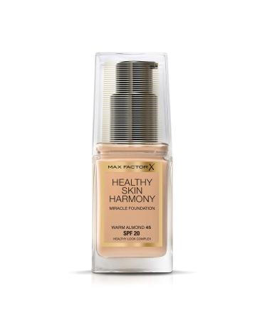 Max Factor Max Factor Healthy Skin Harmony - Warm Almond 45 Liquid Foundation - Liquid foundation for skin - For a perfect foundation - Skin hydrating - 1 x 30 ml
