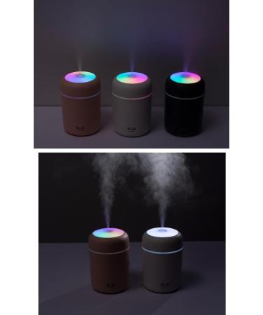 Mini Air Humidifier Essential Oil Diffuser Aromatherapy with Colorful Light | 2 Mist Modes, Auto Shut-Off | Anion Air Diffuser for Home, Bedroom, Office - Grey - Buy Online on GoSupps.com