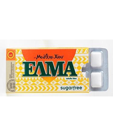 Elma Sugar Free Chios Mastic Gum 4x10 Pieces / 4x14gr - from 100% Fresh Original Xios (Masticha or Mastixa)