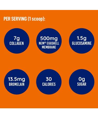LEANFIT COLLAGEN & JOINT French Vanilla - 7g Collagen + 500mg NEM + 1.5g Glucosamine - Clinically Proven to Reduce Joint Pain in 1 Day - 25 Servings 248g Tub - Buy Online on GoSupps.com