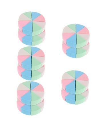 Balacoo 10 Sets Triangular Sponge Puff Wedge Sponge for Makeup Mini Tools Foundation Sponge Wedge Sponge Makeup Wedge Makeup Body Dry Puff Emulsion Triangle