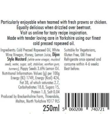 Charlie & Ivy's Lemon & Poppy Seed Dressing 250ml - Buy Online Now - Buy Online on GoSupps.com