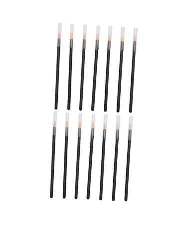 FOMIYES 100 Pcs Eyebrow Liner Brushes Liner Brush for Eyes Eyebrow Liner Small Eyeliner Brush 10x0.3cmx2pcs Blackx2pcs
