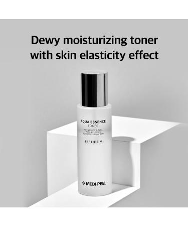 MEDI-PEEL Aqua Essence Peptide 9 Toner 8.45 fl oz | Anti-Aging Collagen Firming Toner - Korean Skincare for All Skin Types - Buy Online on GoSupps.com