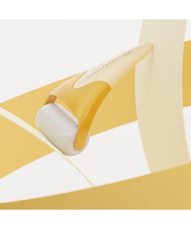 ROSELYNBOUTIQUE Ice Roller for Face - Reduce Wrinkles & Puffiness | Facial Skin Care Tool for Men & Women - Perfect Self-Care Gift (Yellow - Buy Online on GoSupps.com