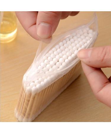 1000PCS Double Ended Cotton Swabs - Versatile Cotton Buds for Makeup Travel Ear Cleaning & Pet Care | Eco-Friendly Wooden Sticks - Buy Online on GoSupps.com