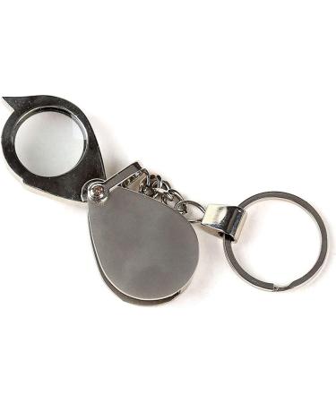 SUPVOX 15x Magnifying Glass Keychain - Mini Portable Foldable Handheld Magnifier for Easy Reading - Buy Online on GoSupps.com