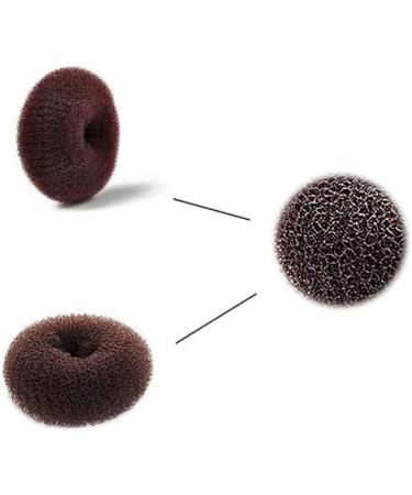Mini Hair Bun Maker for Kids - 6 PCS Chignon Donut Sock Bun Form for Girls - Small Size 2.4 Inch Dark Brown - Ideal for Short and Thin Hair - Buy Online on GoSupps.com