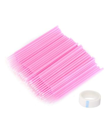 Disposable Cotton Swabs Eyelashes Grafting Tools Set Cotton Swab Ahesive Tape Kit Eyelashes Makeup Cotton Swabs(#1)