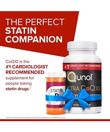 Qunol CoQ10 100mg Softgels - Ultra 3X Absorption Antioxidant for Heart Health & Energy - 180 Count 6 Month Supply | International Shipping Available - Buy Online on GoSupps.com