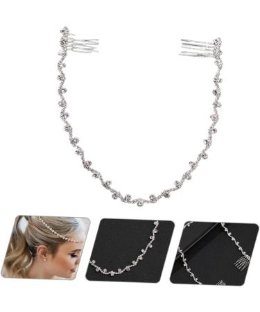 Bride Wedding Hair Accessories Wedding Decor Jewelry Headband Bridal Comb Barrette Bridal Hair Comb Rhinestone Bridal Headpiece Hair Comb Chain Rhinestones Miss The Chain Vintage - Buy Online on GoSupps.com