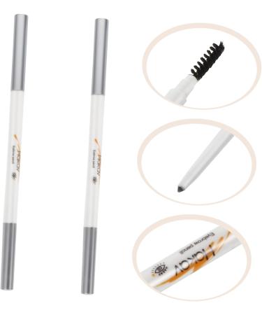 HAPINARY 2pcs Eyebrow Pencil Brown Waterproof Brow Pencil Eyebrow Makeup Pen Brow Pen Brush - Buy Online on GoSupps.com