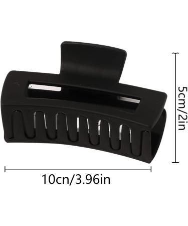 DMFOREST 5Pcs Hair Claw Clips 5 Colors Hairpin for Thick Thin Fine Long Hair Nonslip Large Claw Clip Strong Hold Rectangular Hair Clips Fashion Hair Accessories for Women Girls - Buy Online on GoSupps.com