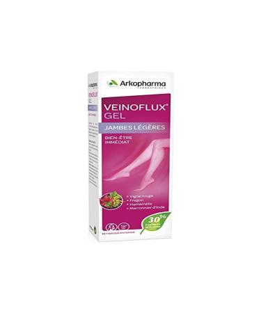 Arkopharma - Veinoflux Local Circulation Light Leg Gel Immediate Wellness Box of 150 ml