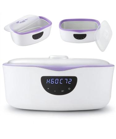 Appareil Paraffine en Aluminium pour Soins Mains et Pieds Chauffe Cire Grande Capacit 4000 ML Chauffage Rapide Modes Automatique et Manuel