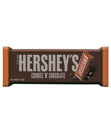 Hersheys Hershey's Cookies N Chocolate Milk chocolate with cocoa biscuit 40g