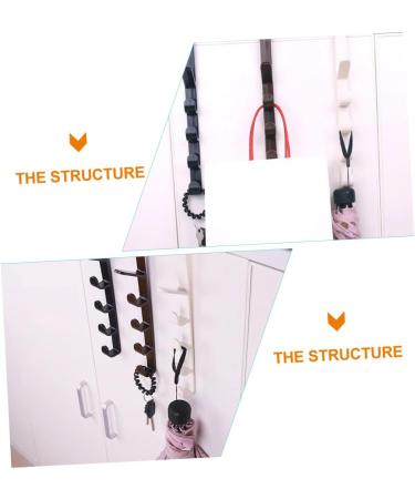 STOBAZA 6 Pcs Portable Hanging Rack for Clothes Cubicle Accessories Over Door Organizer Door Frame Nordic - Buy Online on GoSupps.com