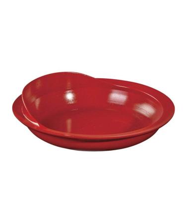 High Sided Scoop Plate by LIBERTY Assistive - Adaptive Plate with Skid Proof Rubber Base to Prevent Plate from Slipping - Designed for Children, Elderly, Handicapped, or People with Disabilities
