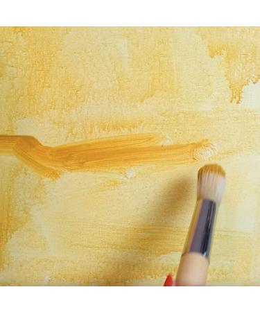 Silver Brush Limited 800050 Silver Jumbo Round Brush - Size 50 | Ideal for Large Murals, Easel Painters, and Furniture | Mid-Length Handle - Buy Online on GoSupps.com