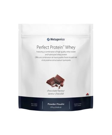 Metagenics - Perfect Protein Whey Powder - Whey Isolate and Hydrolyzed Whey Protein Powder - Chocolate - 870 g - 30.68 Oz (30 servings)