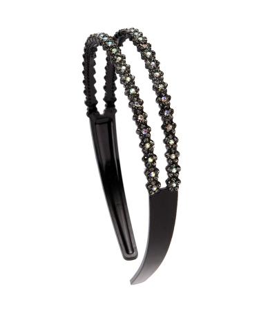 Loneedy Fashion Rhinestone Crystal Headband Set for Women - Non-Slip & Stylish 3 Pack - Buy Online on GoSupps.com