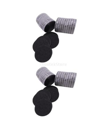 Perfeclan 120pcs Replacement Sandpaper Discs Pad Callus Removal Pedicure Foot File Tools Accessories for Electric Foot File 100 Medium+180 Fine