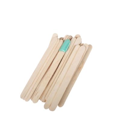 Fomiyes 150 pieces of spatula for growing cosmetic cosmetic bags mouth protection masks cosmequic hair removal wax eyebrow spatula wax spatula care tool stock wood spatula protocol