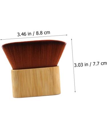 DOITOOL Hair Brush Barbershop Supply Face Cleaning Tool Accessories for Hair Shave Brushes for Men Hair Bubbles for Girls Soft Duster Barber Brush Neck Fiber Wool Bristle Brush - Buy Online on GoSupps.com