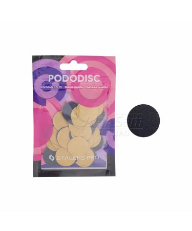 STALEKS PRO Pododisc Refill 50 Disposable Pedicure Stickers 180 Grit Size M Nail File