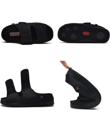 ALASON Diabetic Shoes - Women's/Men's Edema Sneakers, Adjustable, Lightweight Walking Shoes - Black - Size 6 Wide - Buy Online on GoSupps.com