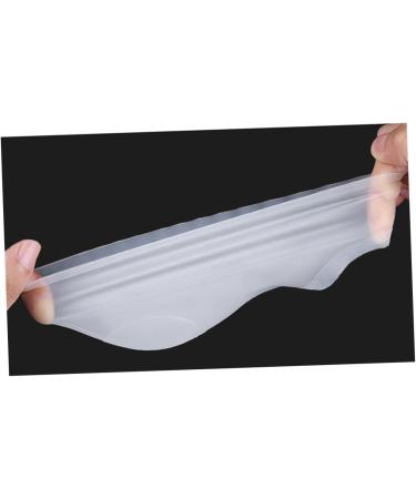 FRCOLOR 1 Pair Moisturizing Heel Sock Gelt Silicone Heal Dry Cracked Heels Silicone Heel Protector Heel Cups for Heel Pains Silicone Socks Men and Women Protective Agent White Breathable - Buy Online on GoSupps.com