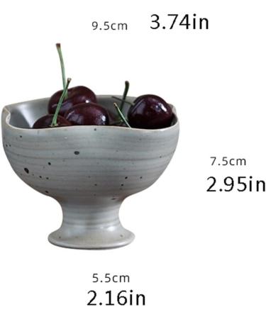 Fruit Bowl Salad Bowl Ceramic Bowl Set for Kitchen Prep Ceramic Bowls for Desserts Snacks Fruit Nuts or Dips Large Capacity Fruit Bowl for Kitchen Counter (Color : B) (B) - Buy Online on GoSupps.com