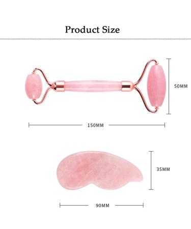 The Best Jade Roller Natural Quartz Roller and Gua Sha for Facial Toning Face Massage Skin Firming Slimming.Genuine Beauty Tools(Color:a) - Buy Online on GoSupps.com