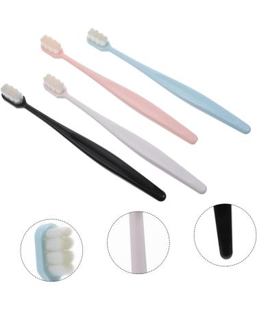 Mobestech Soft Travel Toothbrushes for Children - 4 Piece Natural Oral Care Set - Buy Online on GoSupps.com