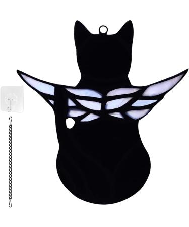 Angel Cat Memorial Ornaments Cat Suncatcher Window Hanging Pet Memorial Statue Cat Lovers Gifts Ornaments Pet Memorial Sympathy for Cat Lovers(Black) - Buy Online on GoSupps.com